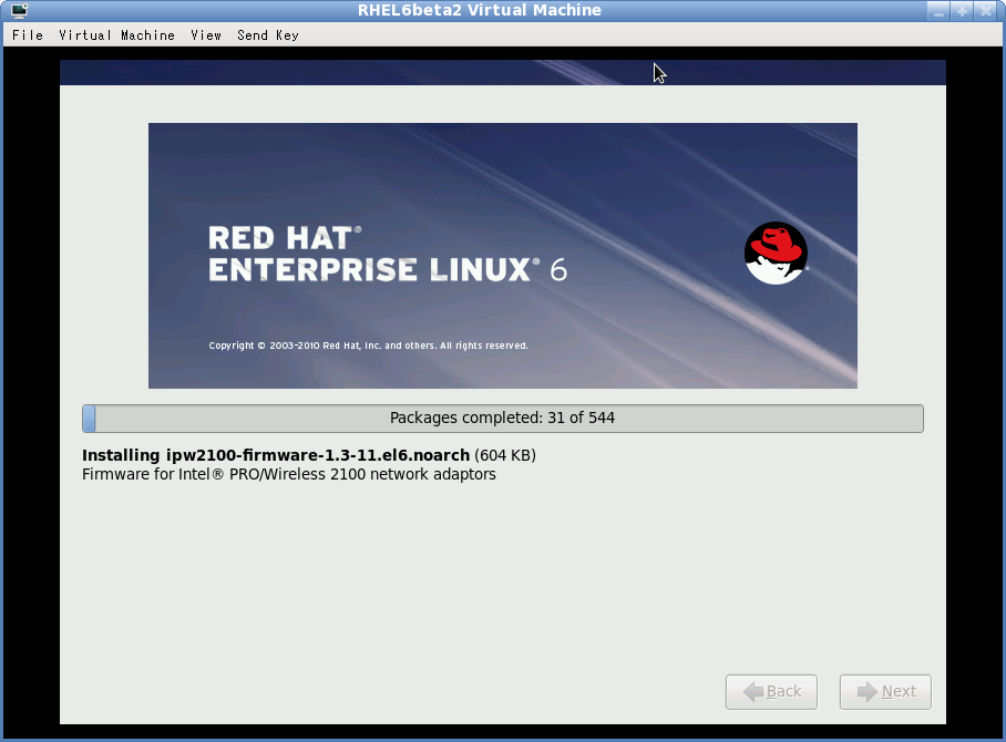 Installation Progress