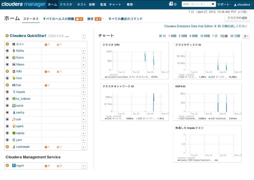 Home - Cloudera Manager